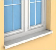 Universal PVC windowsills